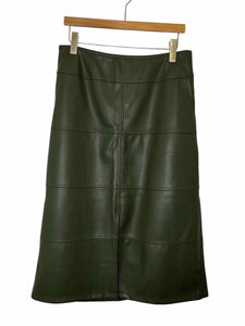 Cabi Size 10 Olive Pre-Owned Skirt- Ladies