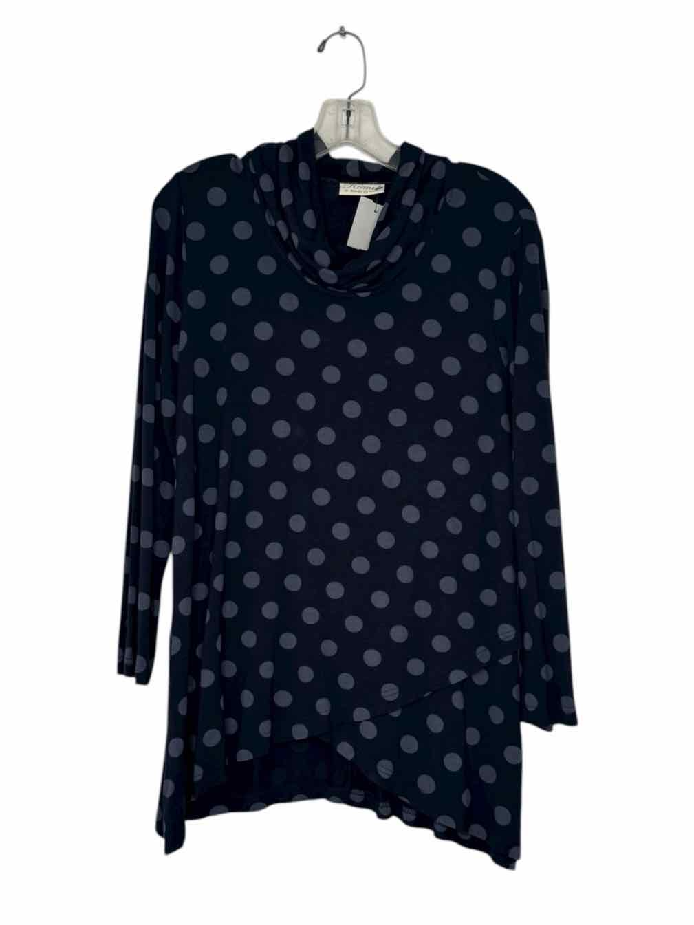 Size Small Blue Print Pre-Owned Top- Ladies