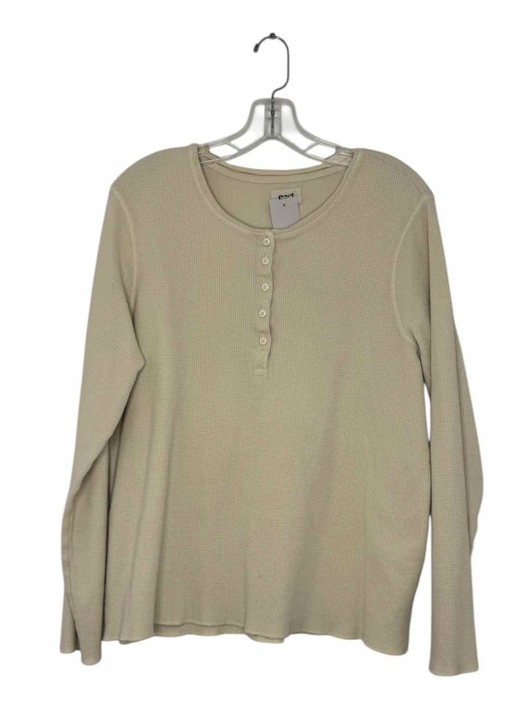 Pact Size X-Large Beige Pre-Owned Top- Ladies
