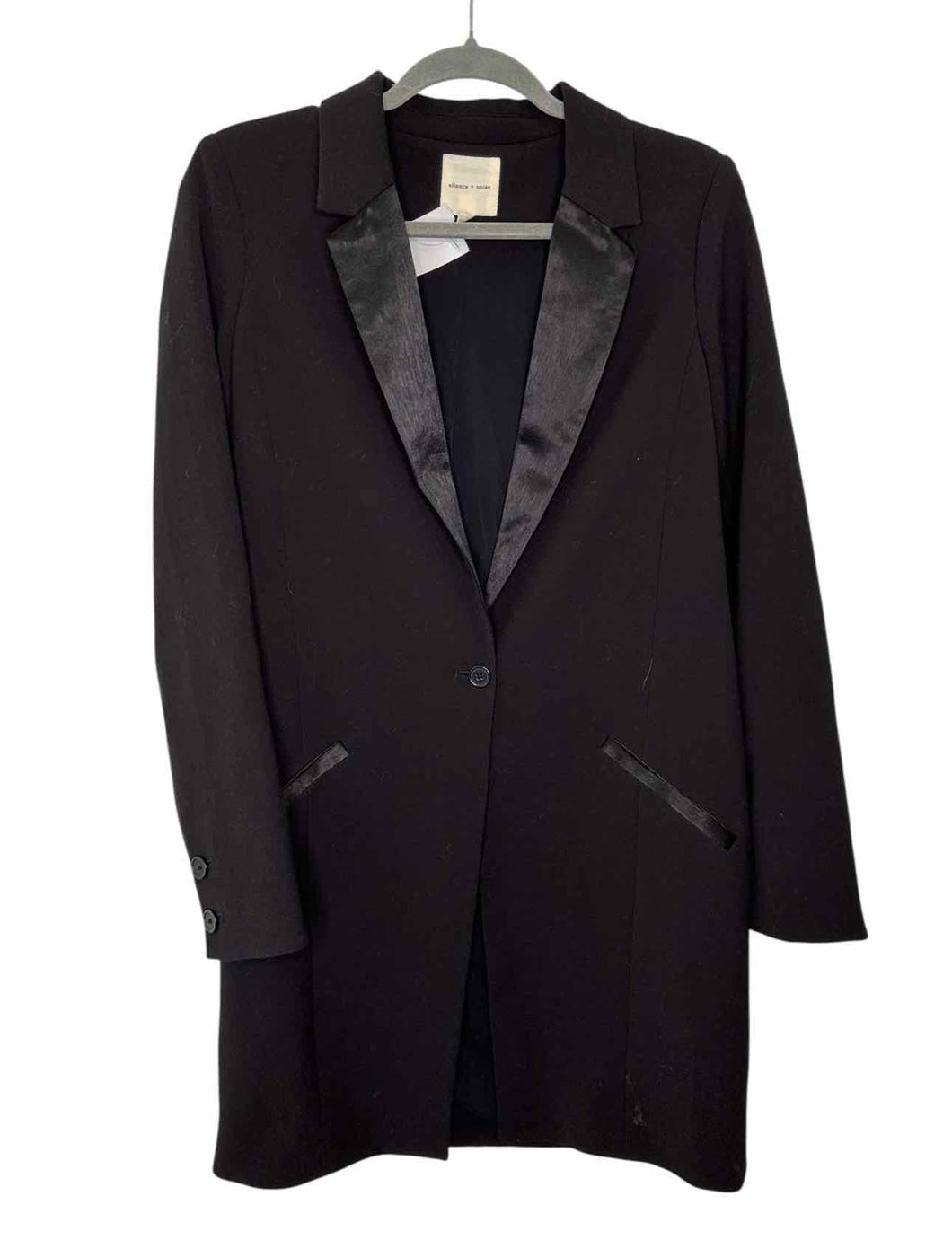 Silence & Noise Size Small Black Pre-Owned Blazer/Indoor Jacket- Ladies