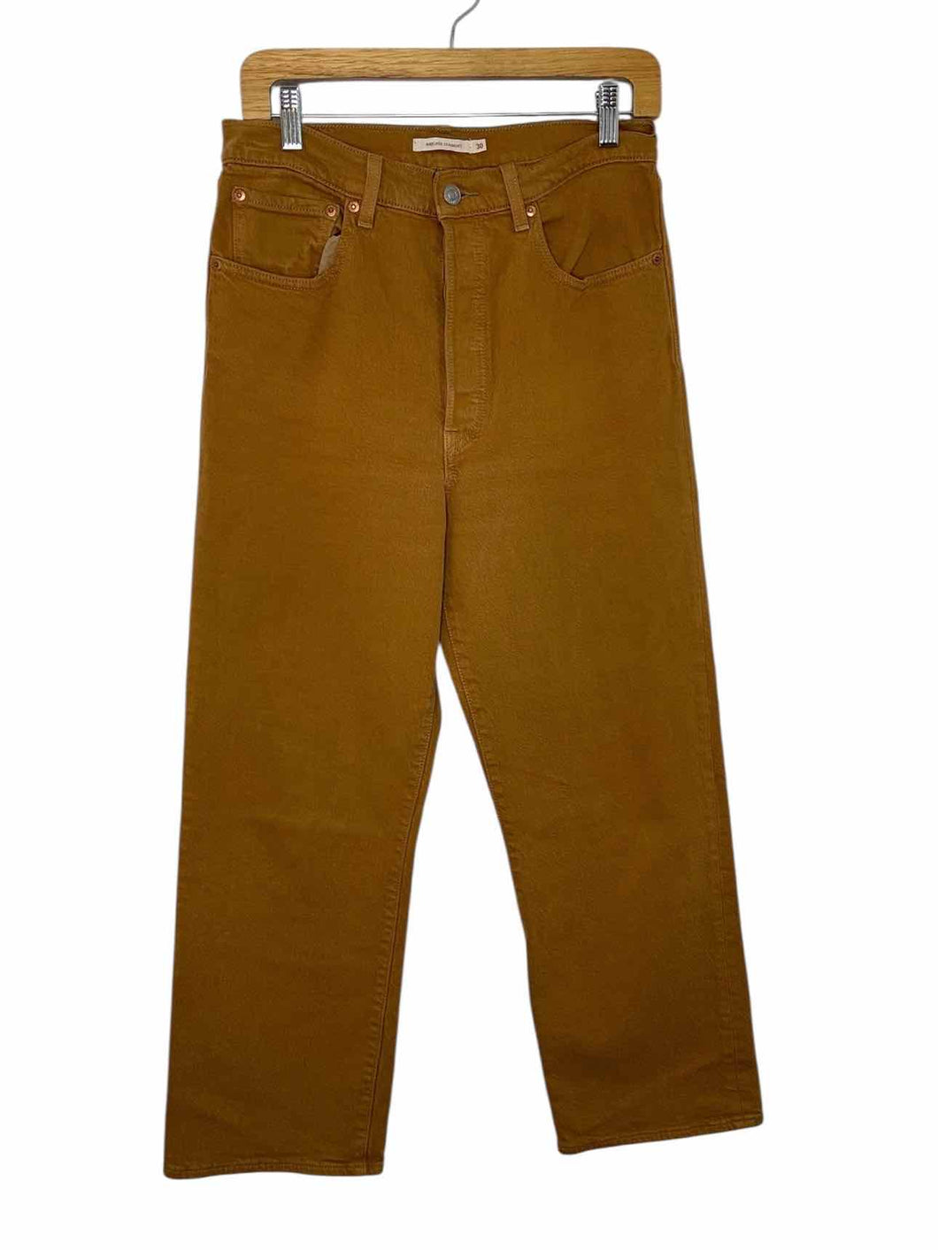 Levis Size 30 Mustard Pre-Owned Jeans- Ladies