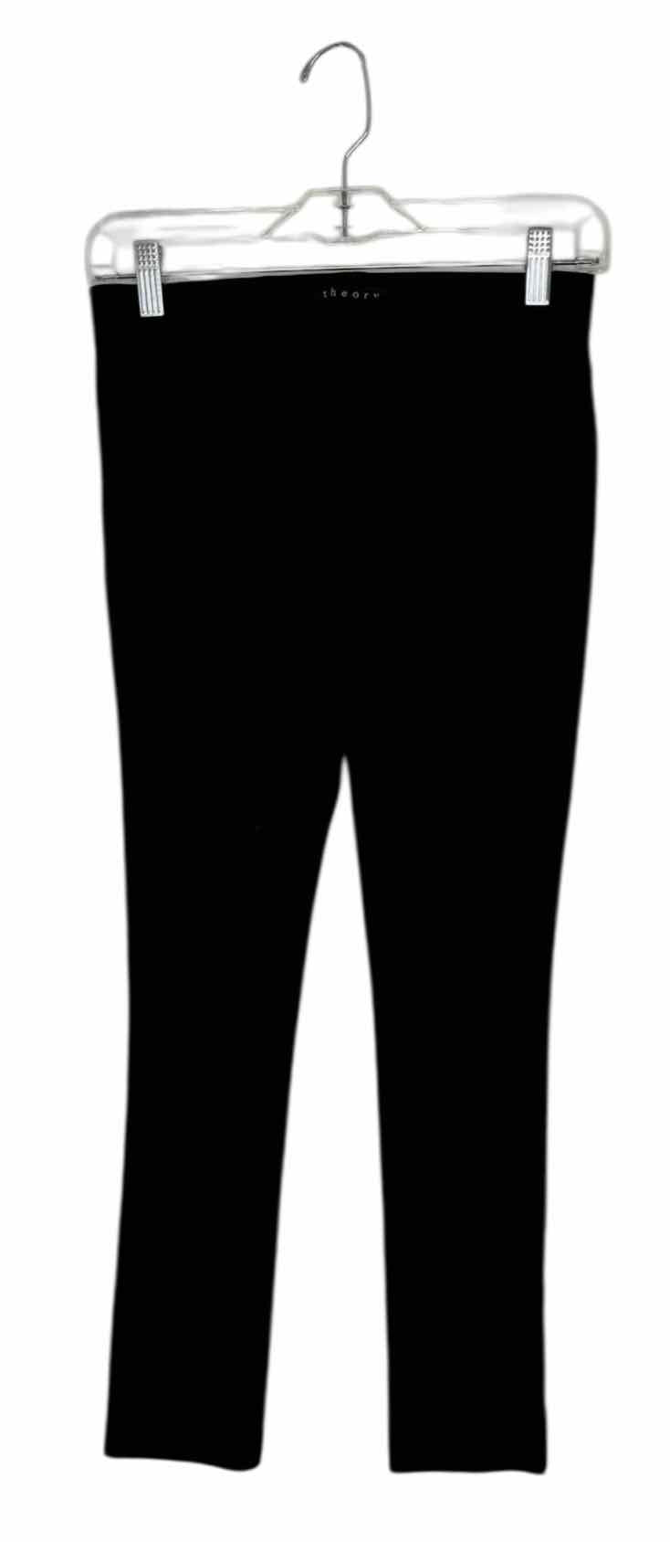 Theory Size P Black Pre-Owned Pants- Ladies