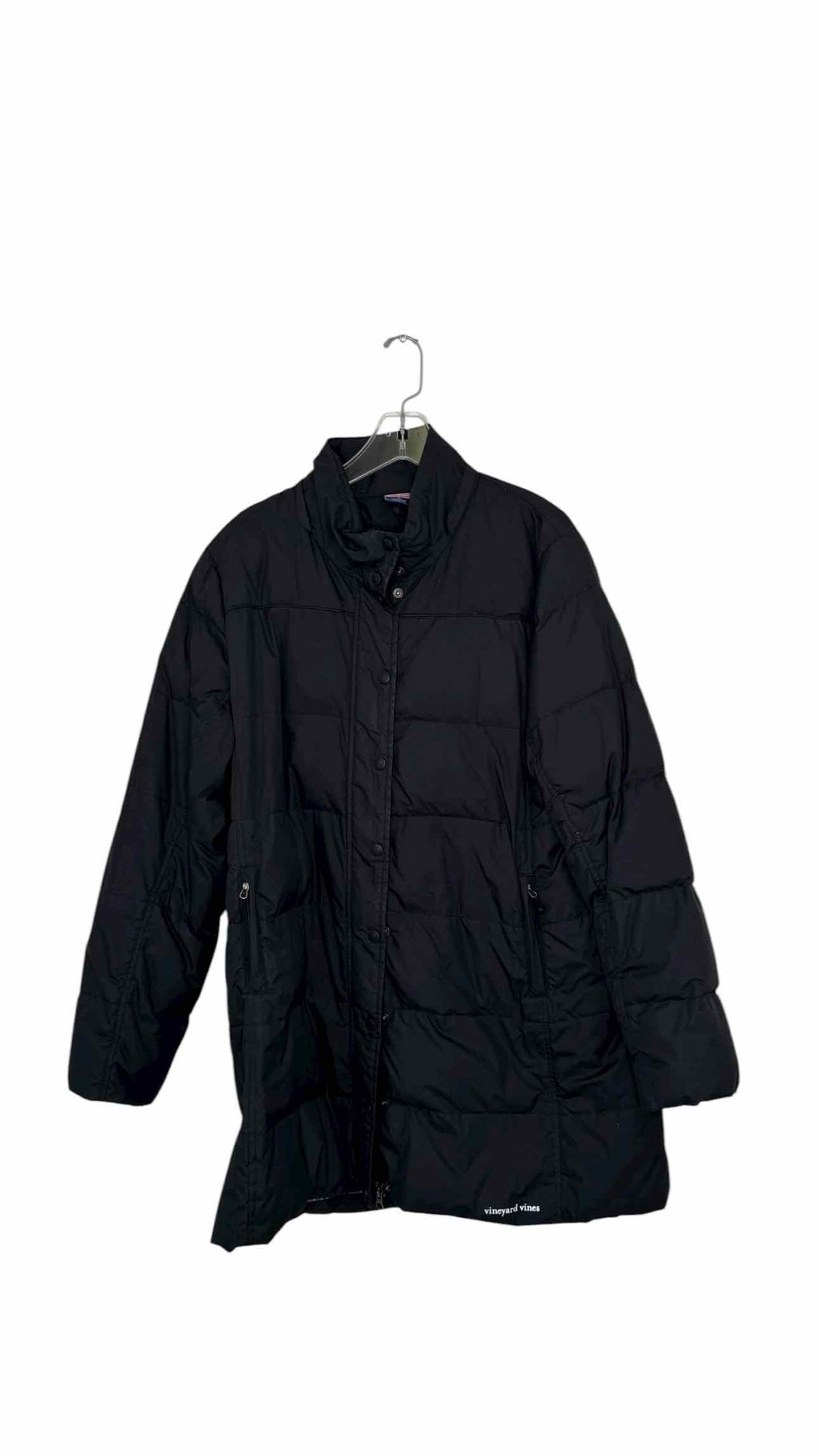 Vineyard Vines Size X-Large Black Pre-Owned Coat- Ladies