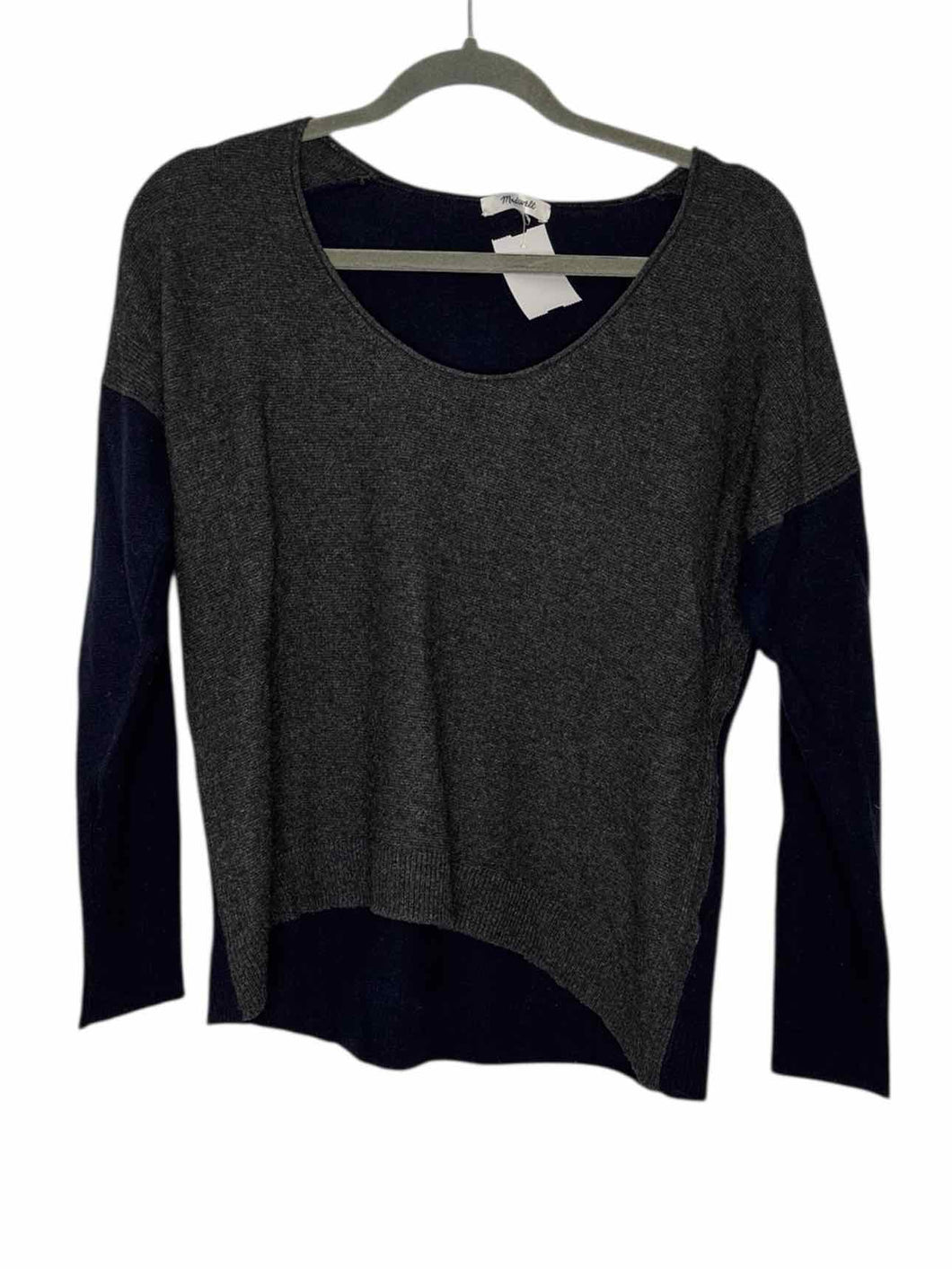 Madewell Size Medium Gry/Nav Pre-Owned Sweater- Ladies
