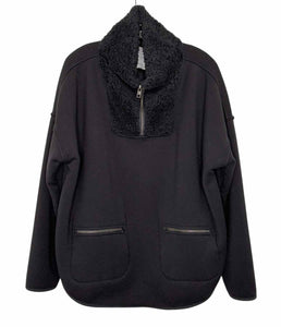 Athleta Size M/L Black Pre-Owned Pullover- Ladies