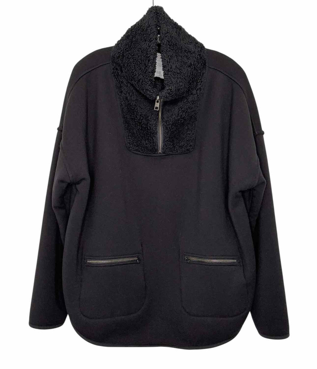 Athleta Size M/L Black Pre-Owned Pullover- Ladies
