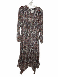 Veronica Beard Size 10 Lavender Print Pre-Owned Dress- Ladies