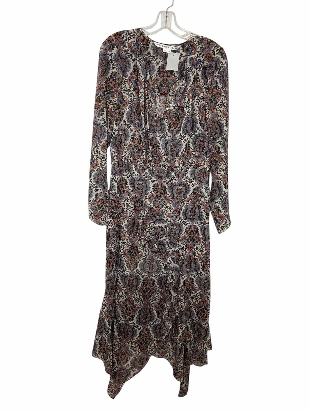 Veronica Beard Size 10 Lavender Print Pre-Owned Dress- Ladies