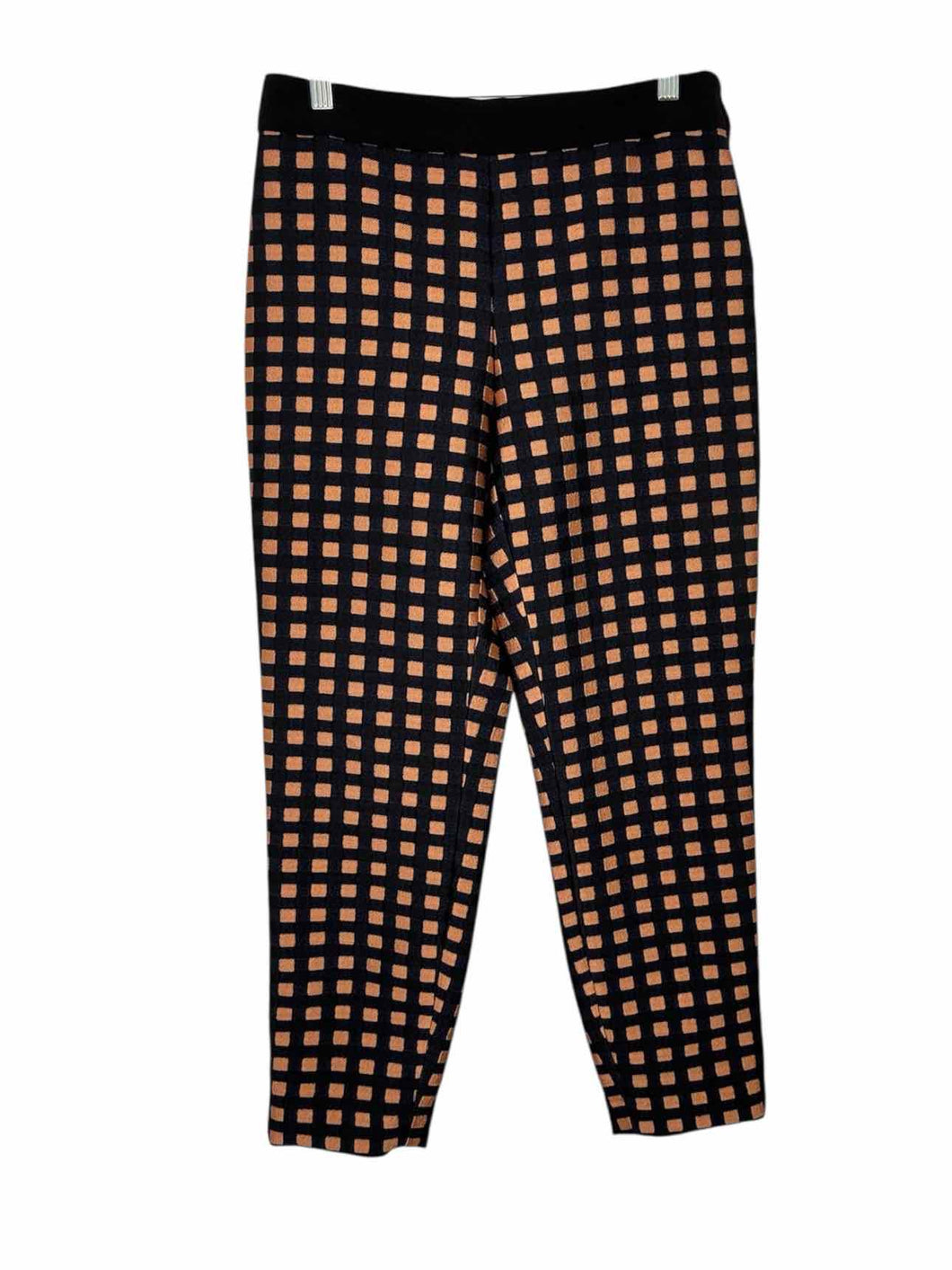 Size 6 Black Plaid Pre-Owned Pants- Ladies