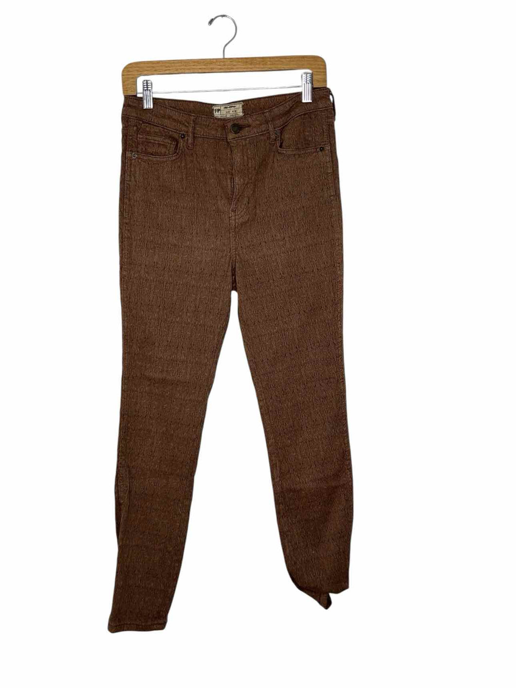 Free People Size 30 Brown Pre-Owned Pants- Ladies