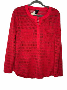 Ann Taylor Size Large Red New w/ Tags Top- Ladies
