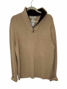 Banana Republic Size L Tan Pre-Owned Sweater- Mens
