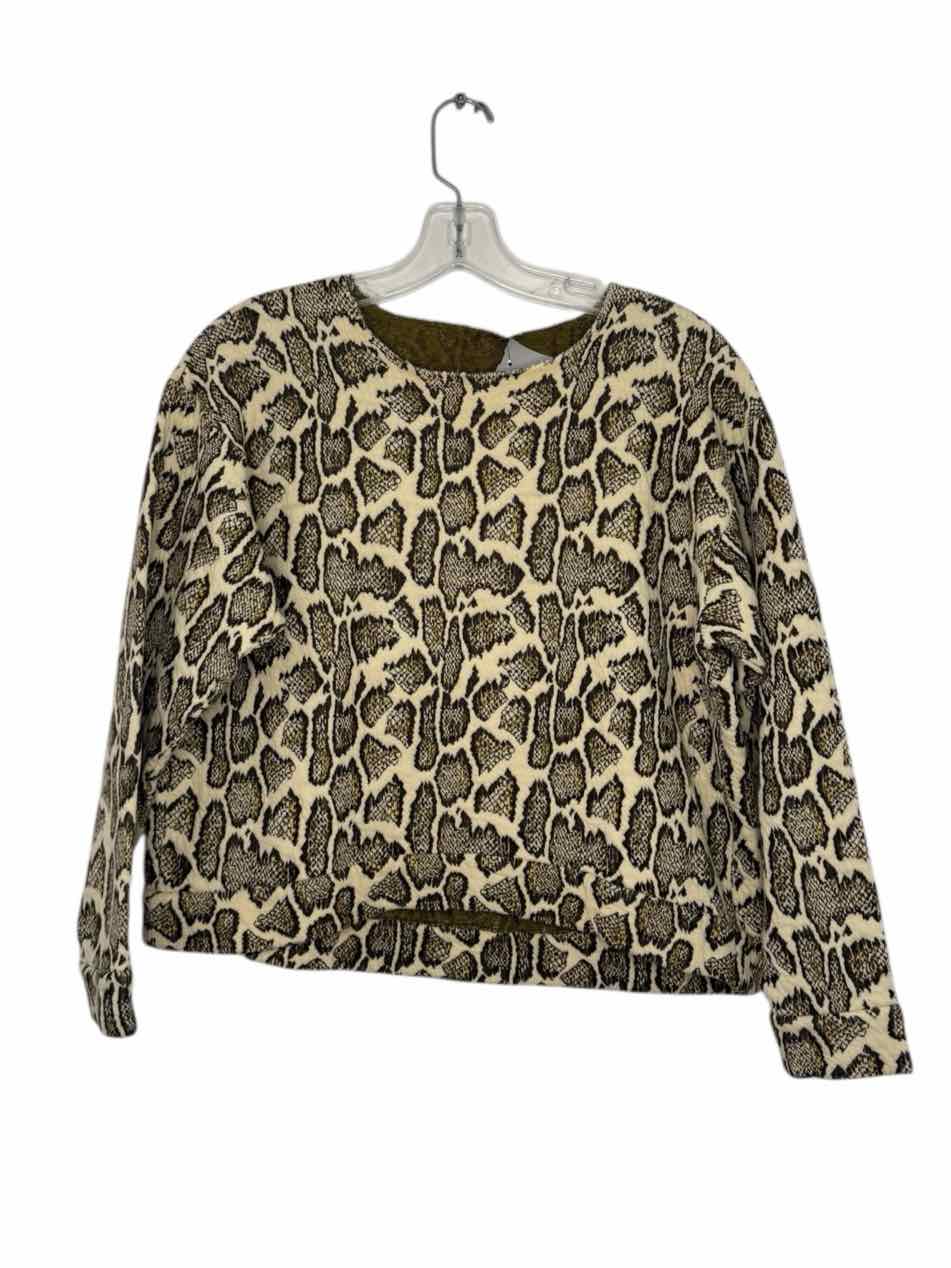 Stella McCartney Size XS/S Cream Print Pre-Owned Sweatshirt- Ladies