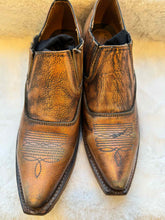 Load image into Gallery viewer, Freebird Size 9 Bronze Pre-Owned Bootie Shoes- Ladies

