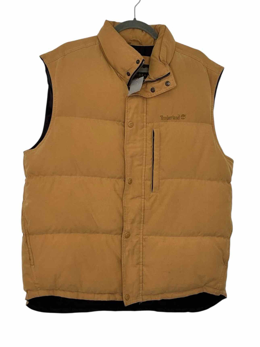 Timberland Size L Tan Pre-Owned Vest- Mens