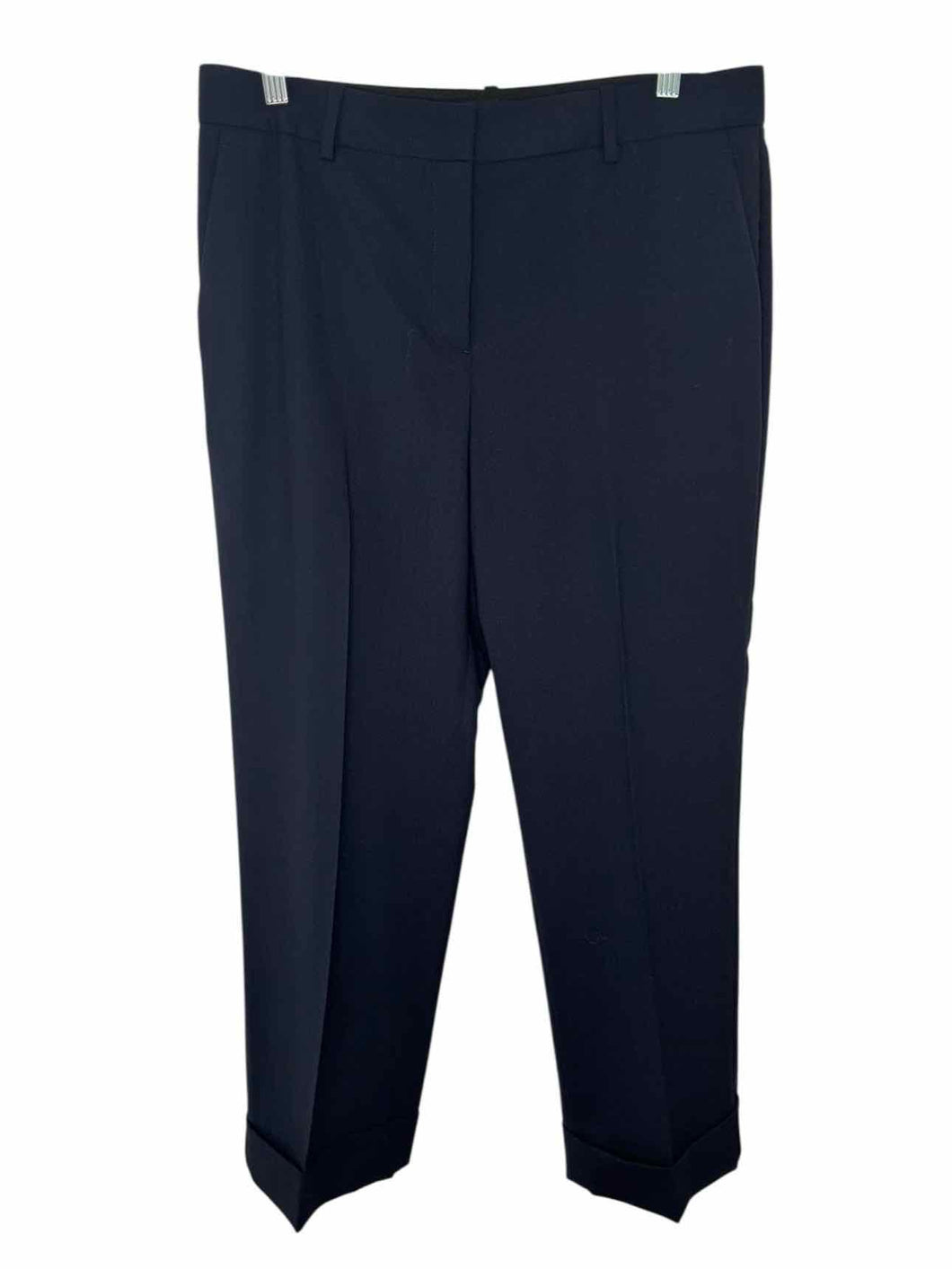 Theory Size 10 Navy Pre-Owned Pants- Ladies