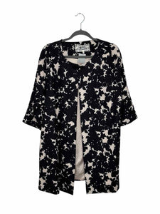 Size Large Black Print Pre-Owned Jacket- Ladies