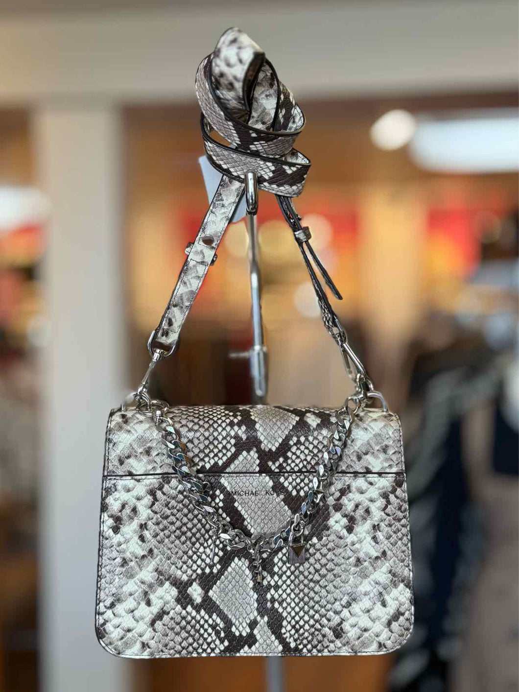 Michael Kors Snakeskin Pre-Owned Purse- Ladies