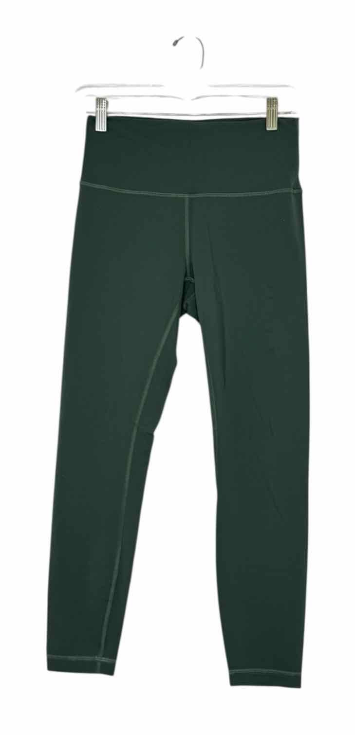 Lululemon Size 8 Green Pre-Owned Leggings- Ladies