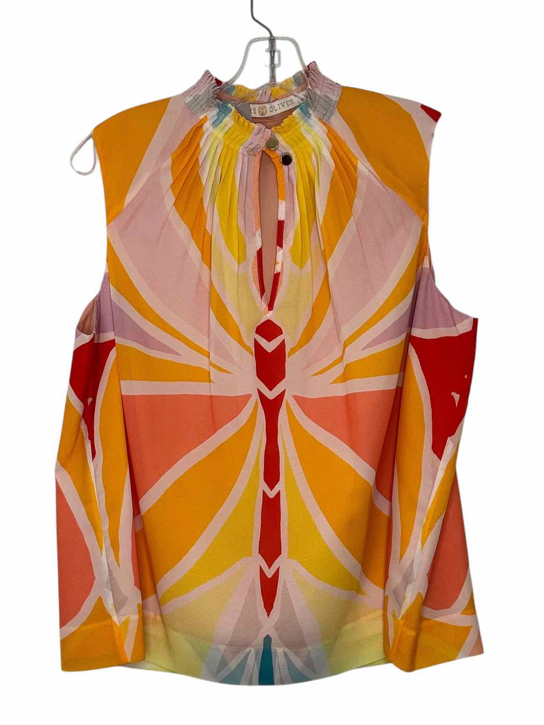 Marie Oliver Size X- Small Multi Pre-Owned Tank Top- Ladies