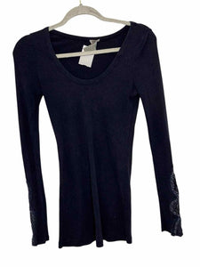 Free People Size Medium Blue Pre-Owned Top- Ladies