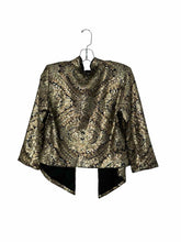 Load image into Gallery viewer, Alberto Makali Size S Gold Pre-Owned Blazer/Indoor Jacket- Ladies
