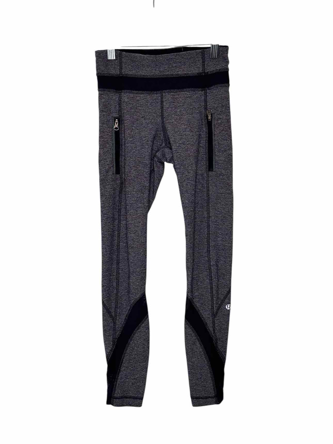 Lululemon Size 2 Grey Pre-Owned Leggings- Ladies