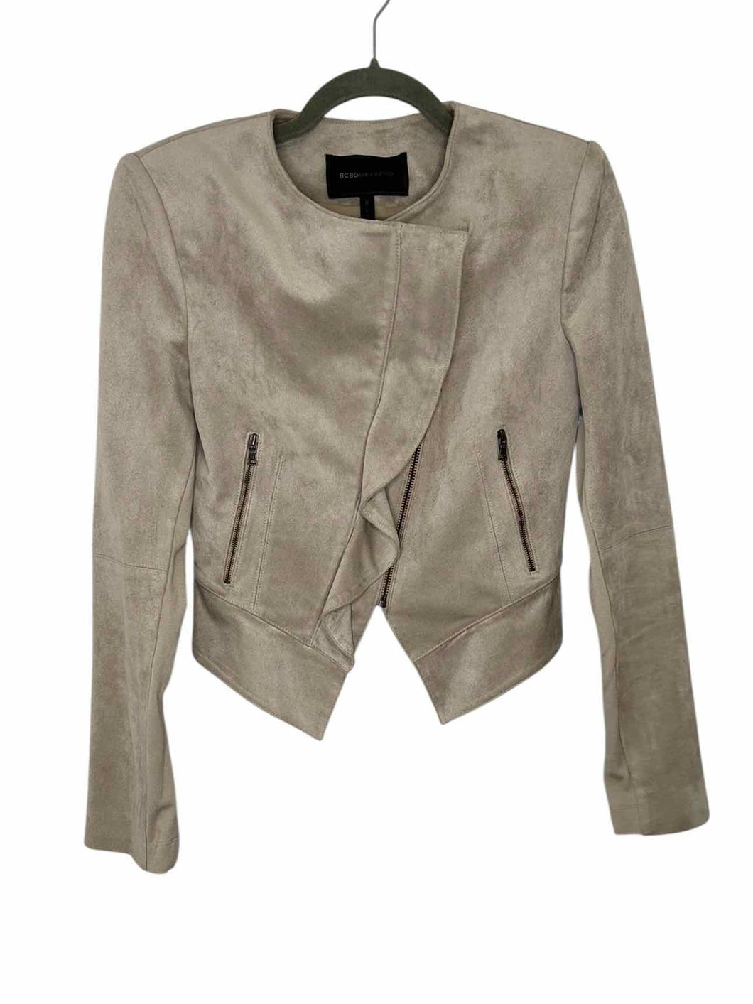 BCBG Size X- Small Beige Pre-Owned Jacket- Ladies
