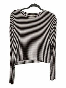 Z Supply Size Small Cream Stripe Pre-Owned Top- Ladies