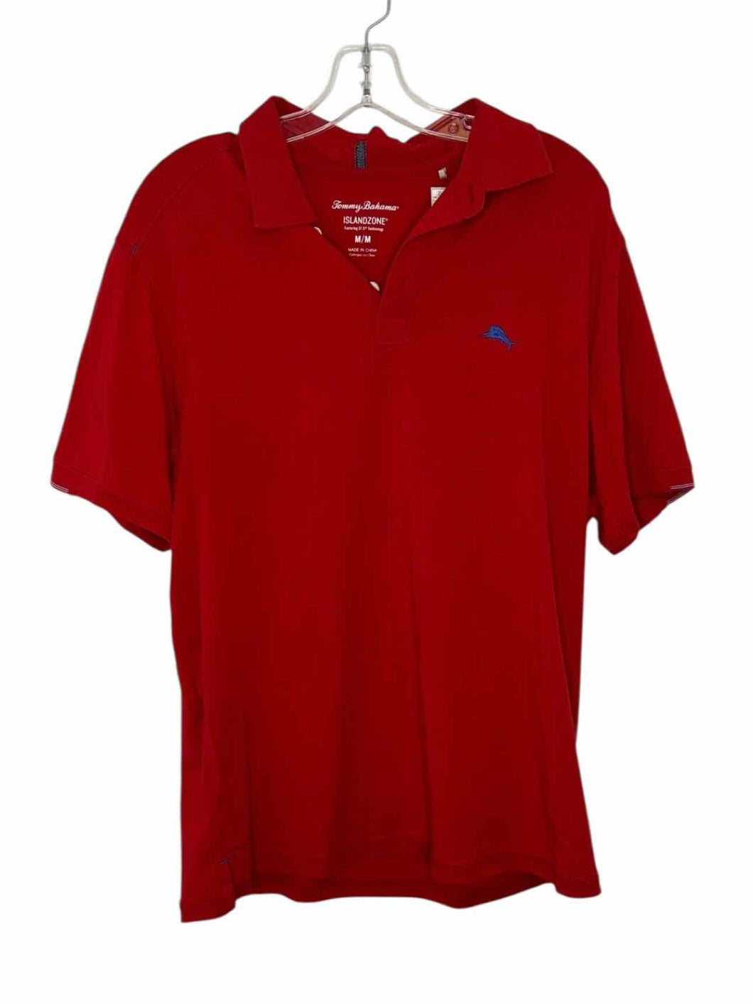 Tommy Bahama Size M Red Pre-Owned Tops- Mens