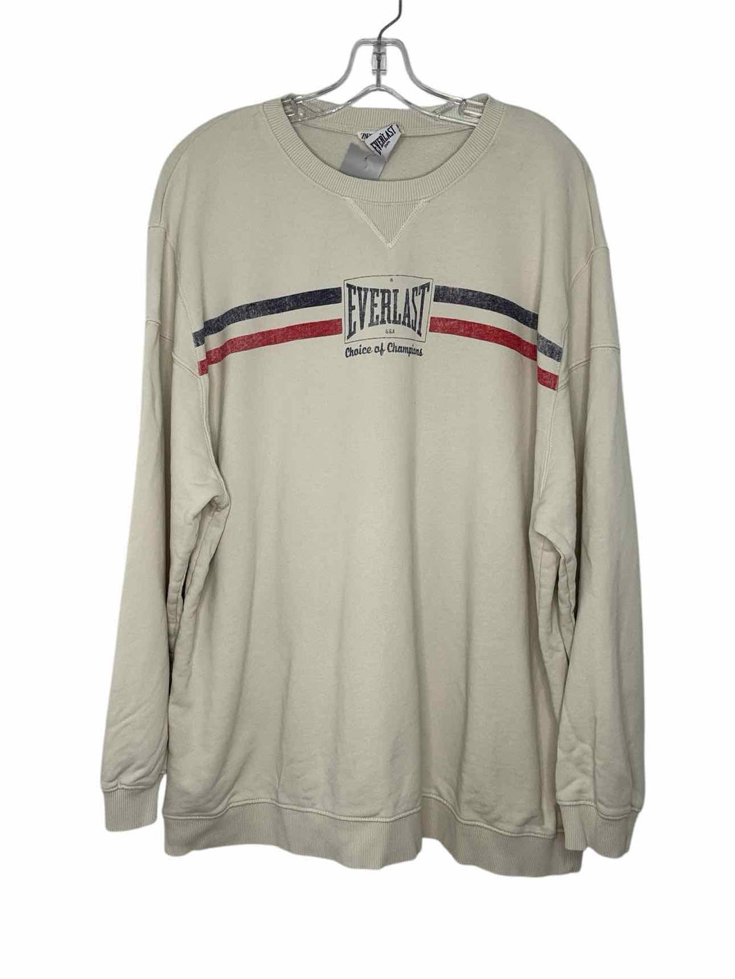 Zara Size Large Ivory Pre-Owned Sweatshirt- Ladies