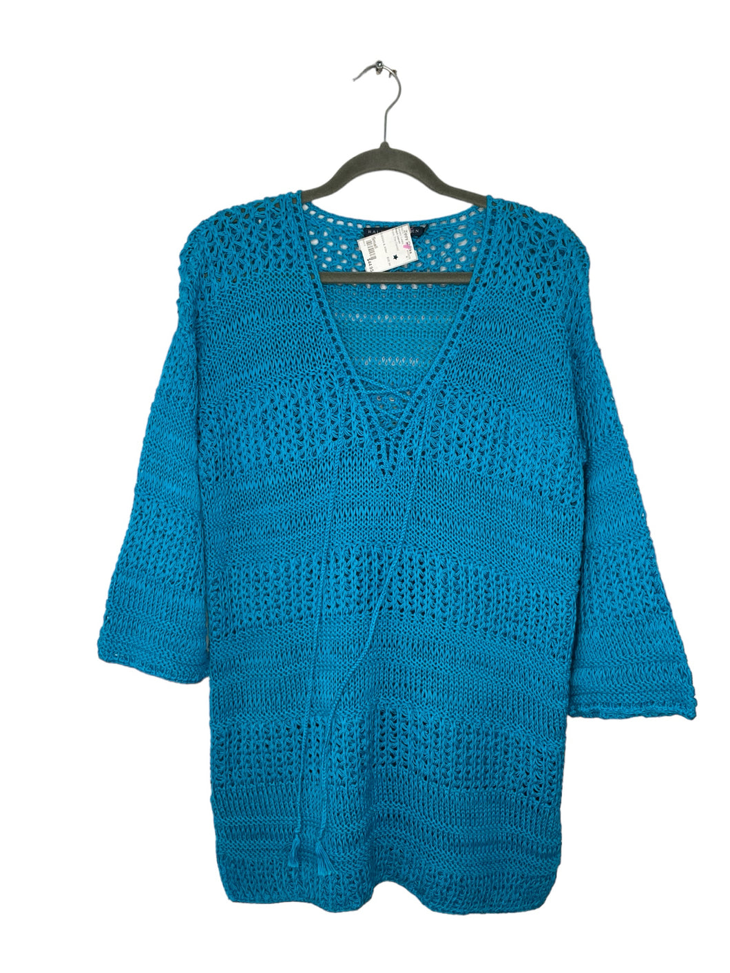 Ralph Lauren Size Small Aqua Sweater- Ladies