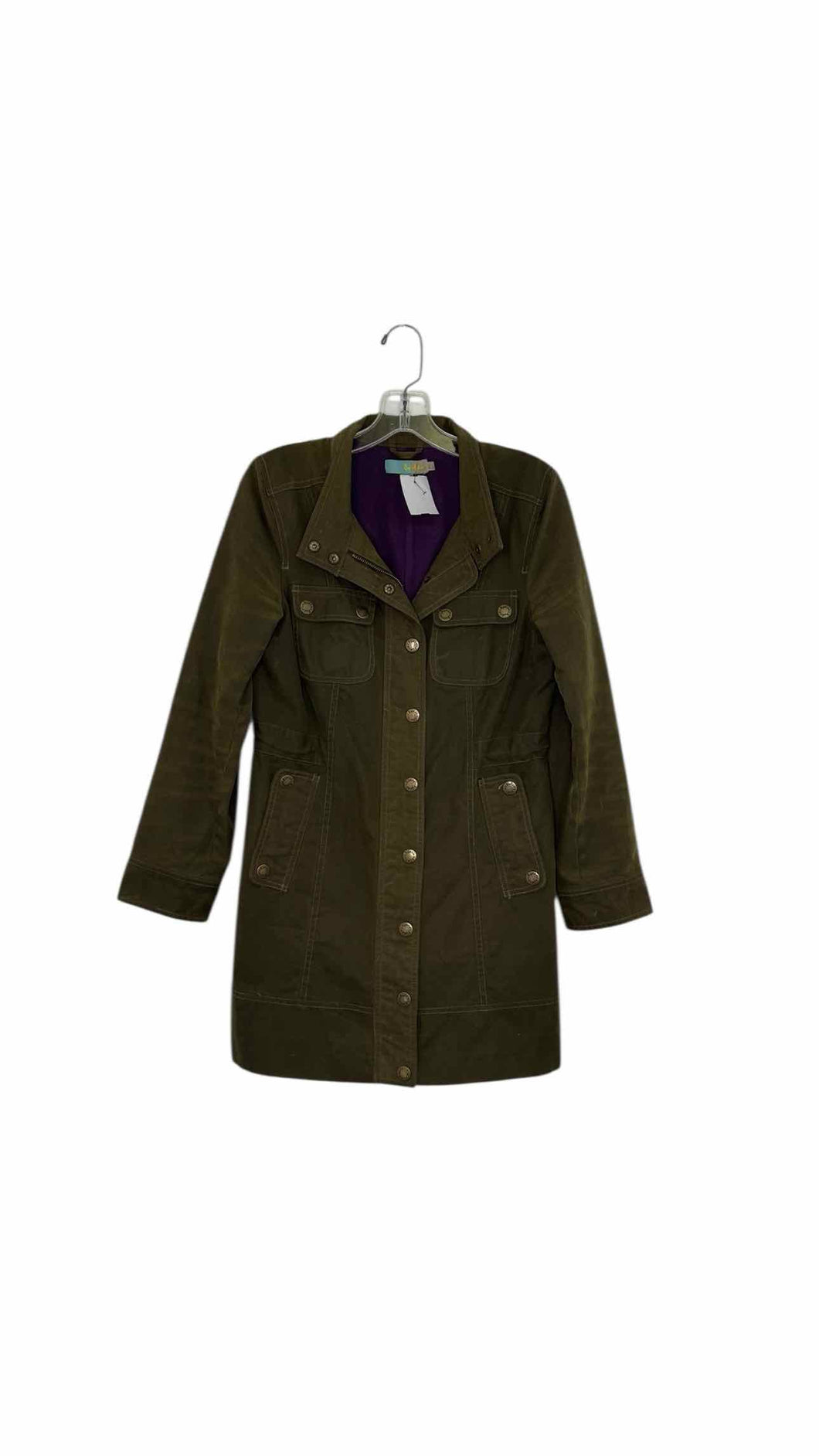 Boden Size 2 Olive Pre-Owned Coat- Ladies
