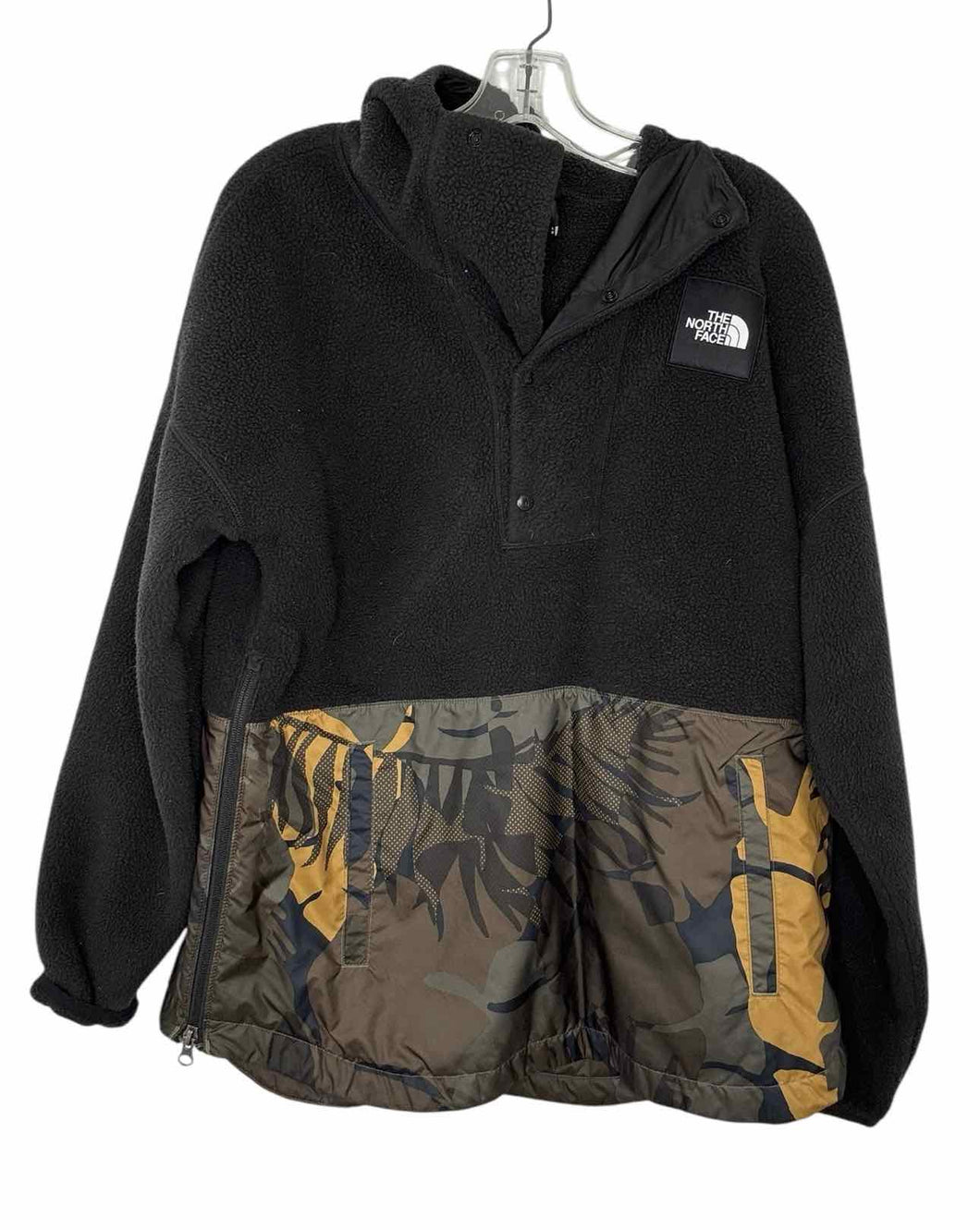 North Face Size Large Black Pre-Owned Fleece- Ladies