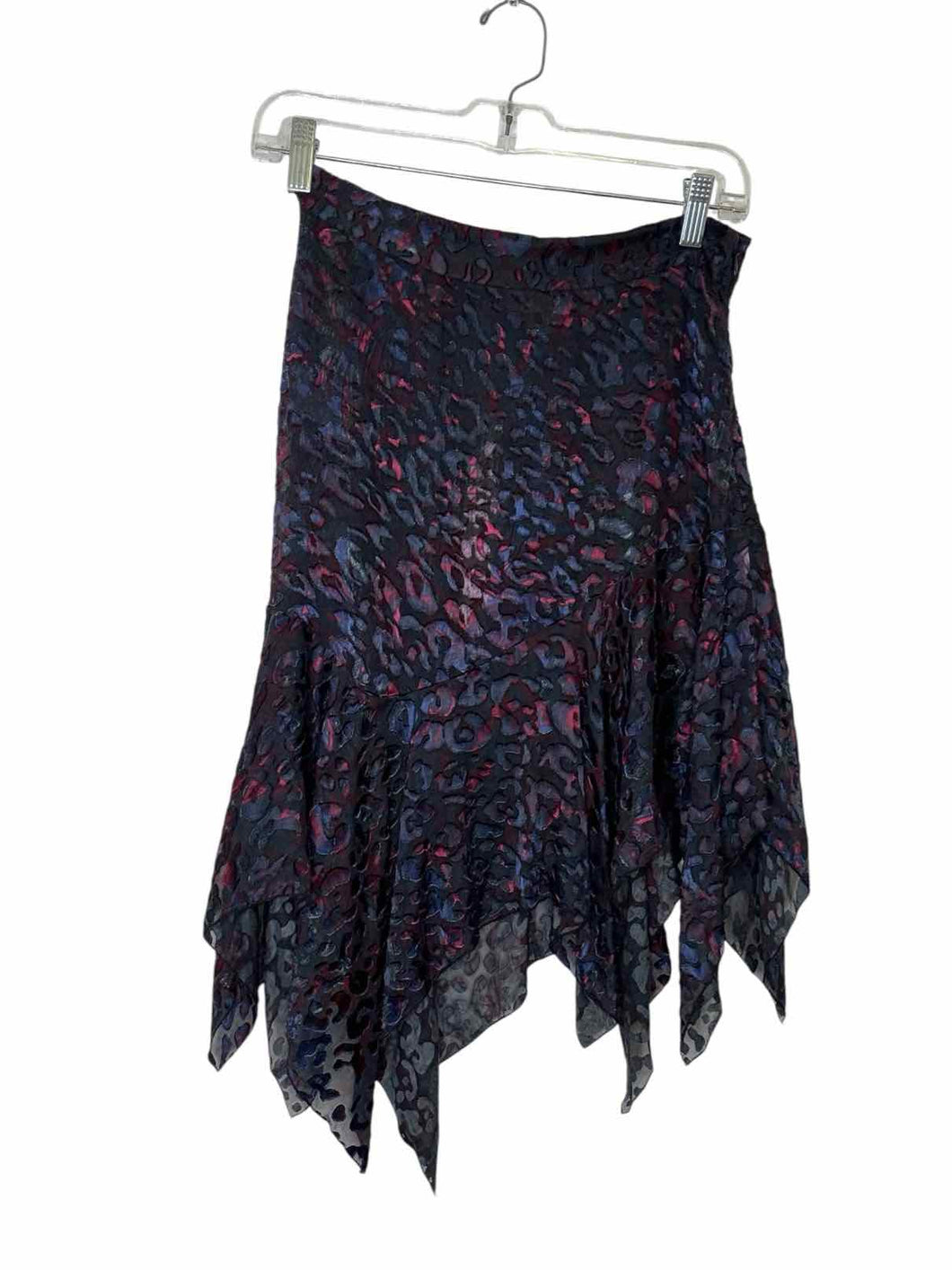 IRO Size Small Black Print Pre-Owned Skirt- Ladies