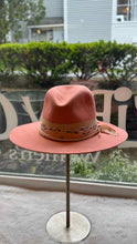 Load image into Gallery viewer, JW Bennett Size 7 Pink Pre-Owned Hat- Ladies
