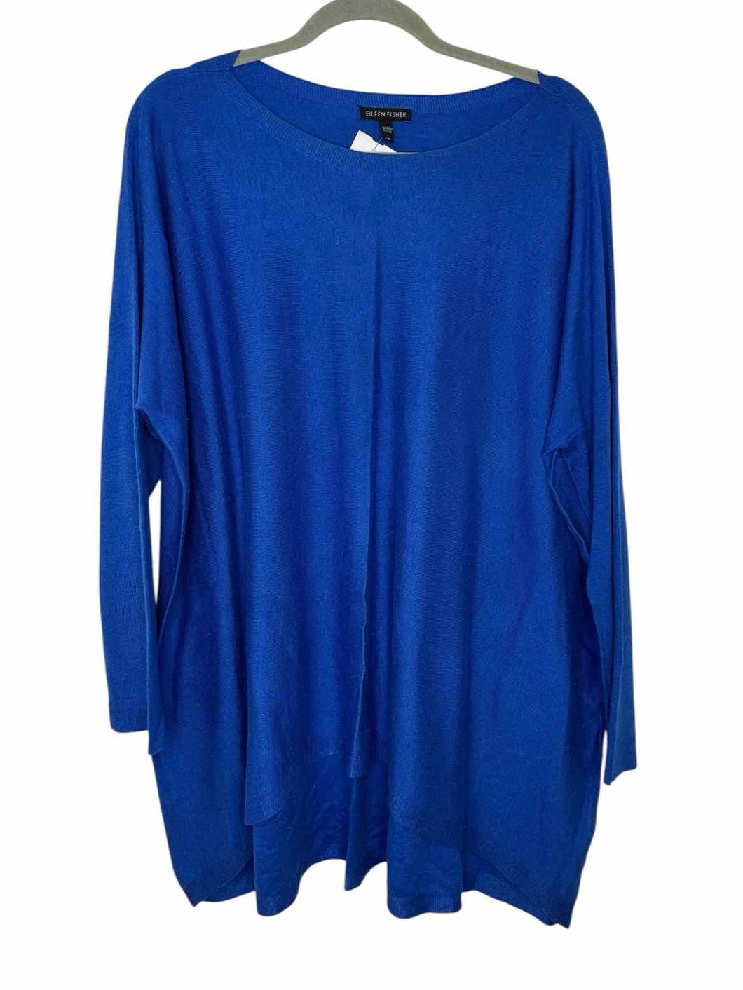 Eileen Fisher Size Large Blue Pre-Owned Sweater- Ladies