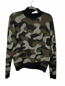 Eddie Bauer Size Large Camouflage Pre-Owned Sweater- Ladies