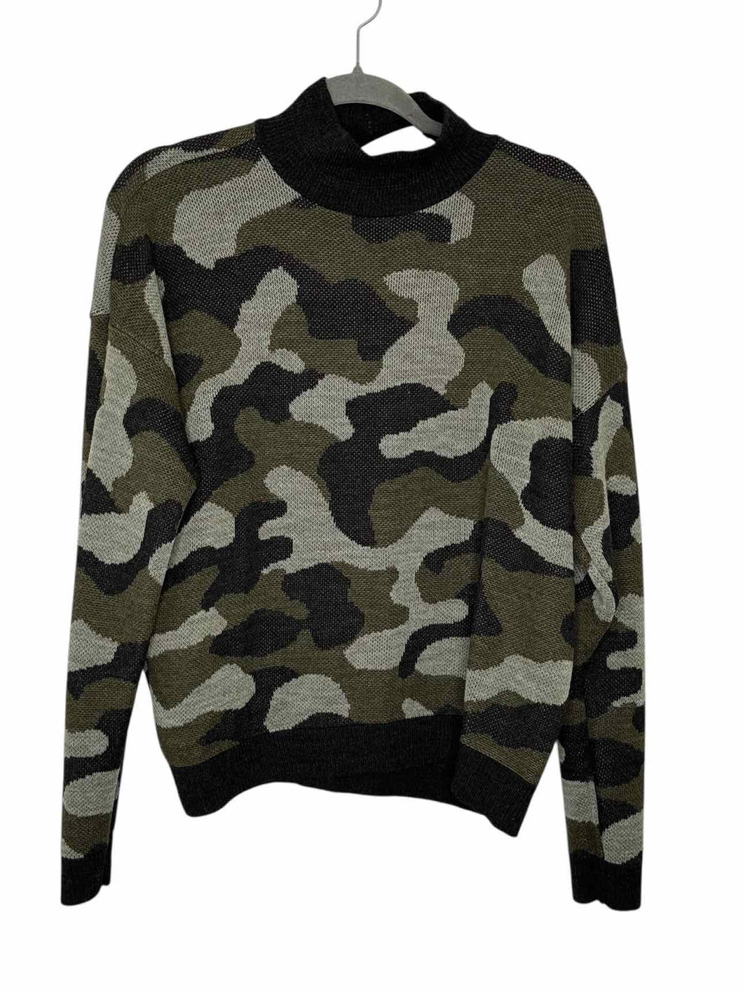 Eddie Bauer Size Large Camouflage Pre-Owned Sweater- Ladies