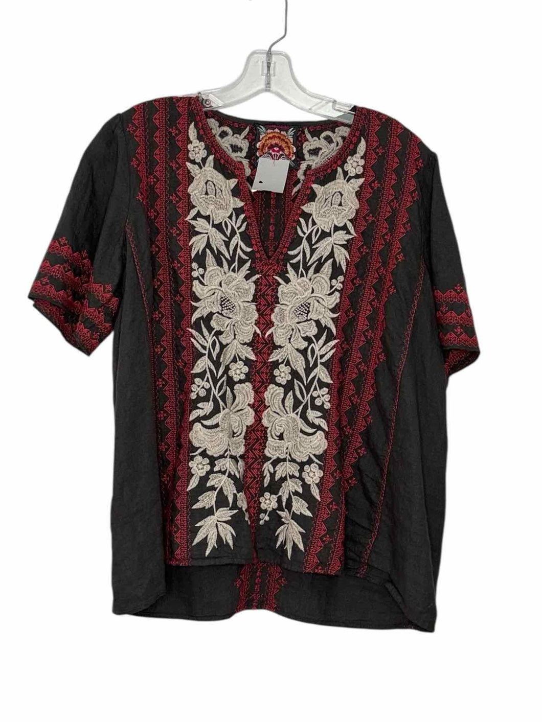Johnny Was Size Small Grey Pre-Owned Top- Ladies