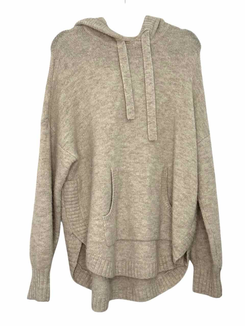 Madewell Size Large Oatmeal Pre-Owned Sweater- Ladies