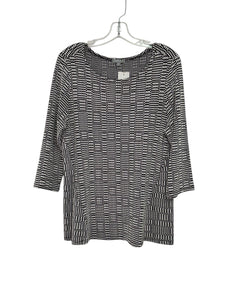 Habitat Size Small Blk/Wht Pre-Owned Top- Ladies