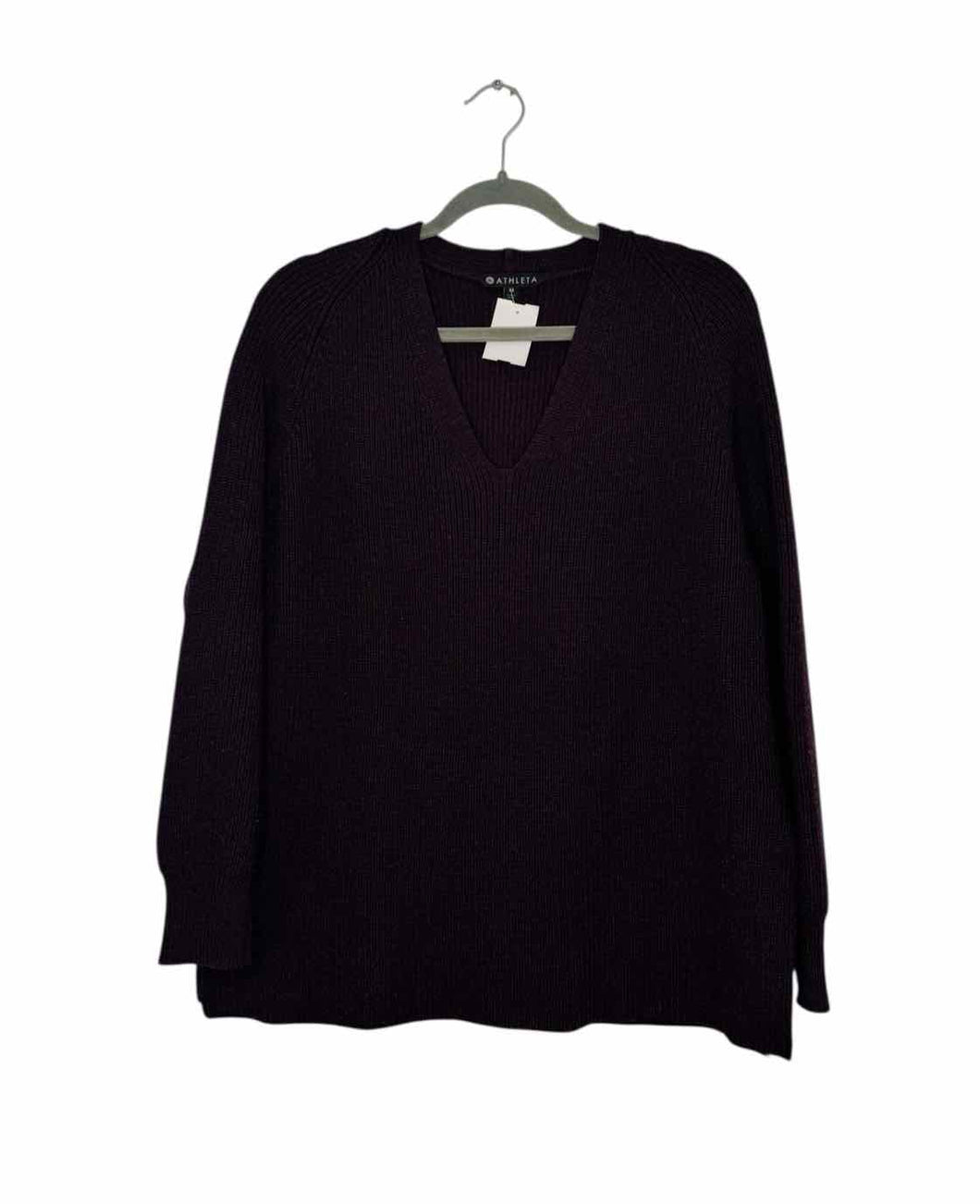 Athleta Size X- Small Plum Pre-Owned Sweater- Ladies