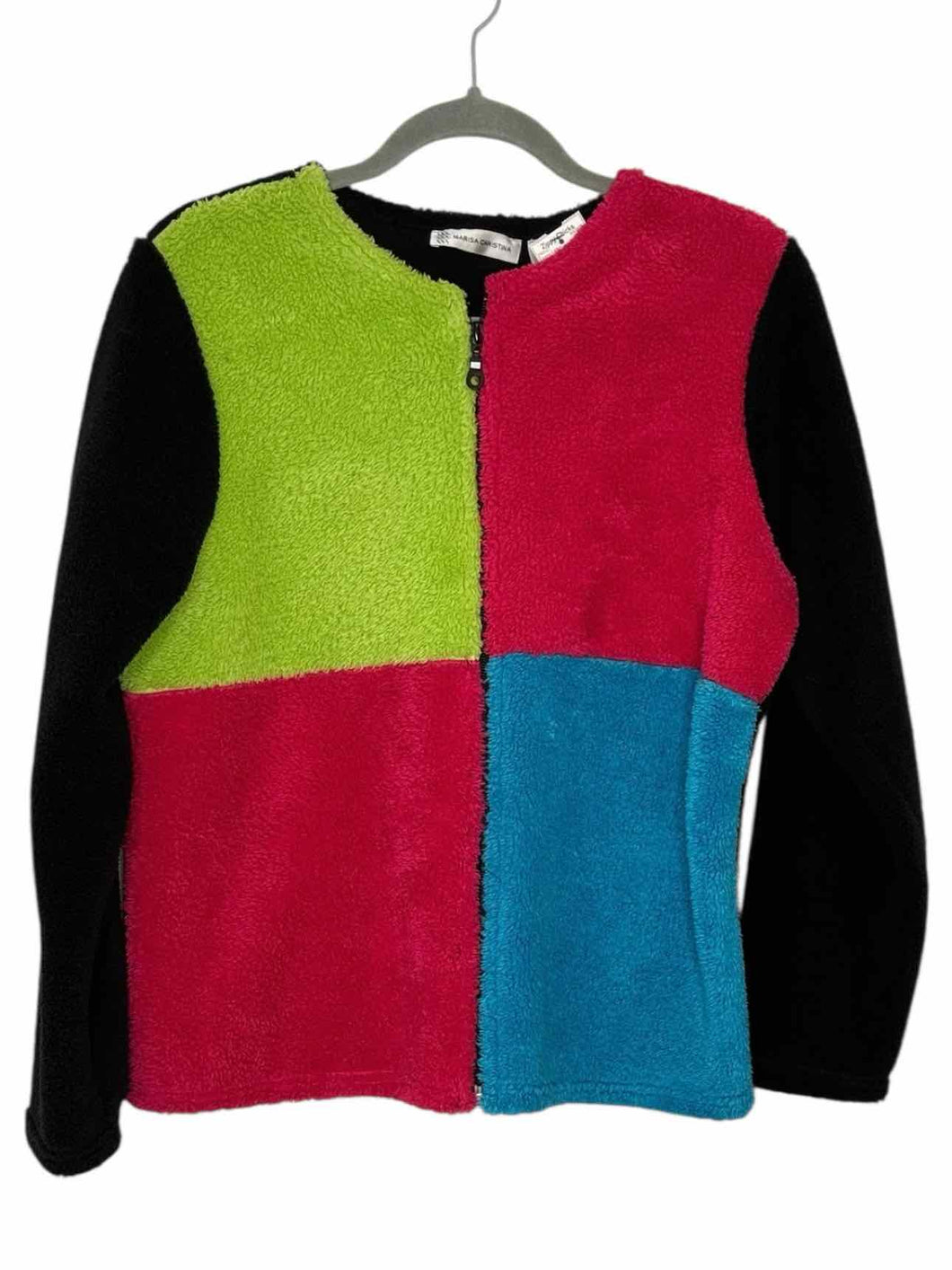 Marisa Christina Size Medium Black Pre-Owned Fleece- Ladies