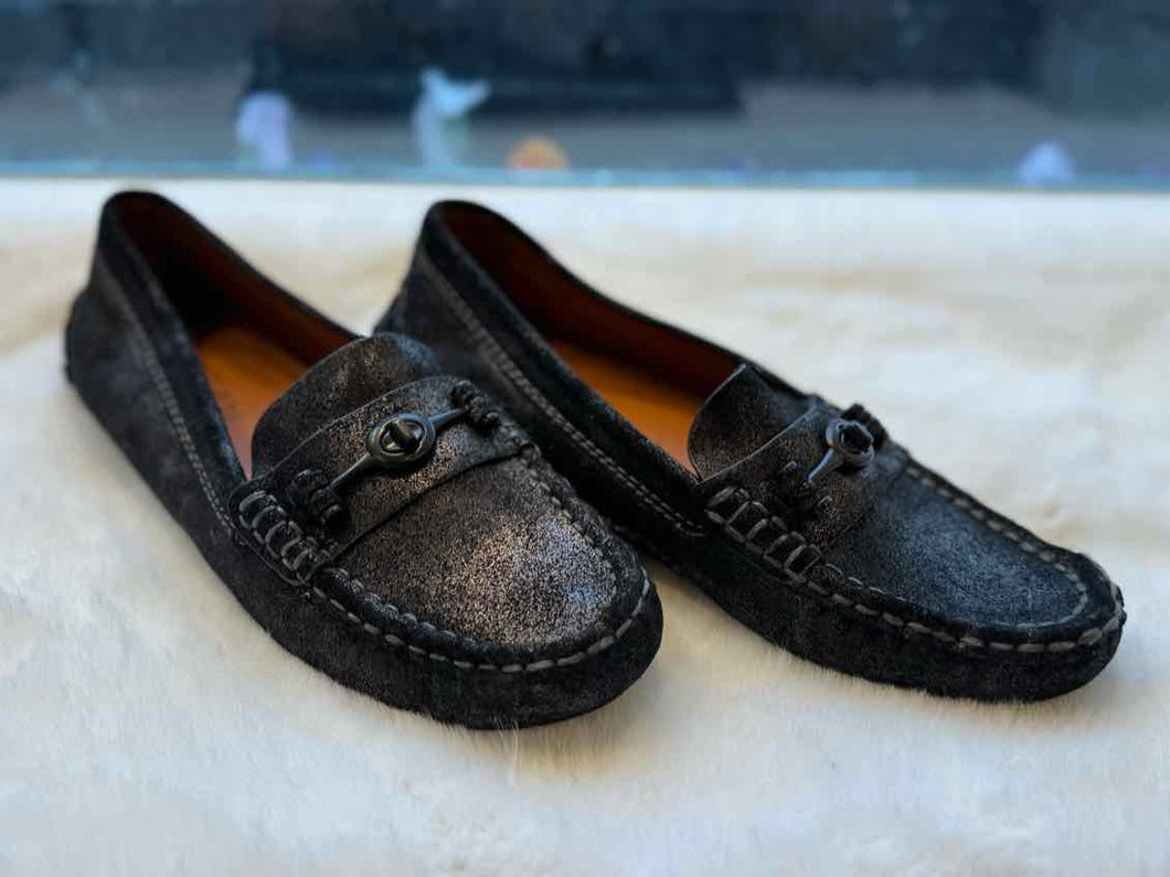 Coach Size 8 Black Loafer Footwear- NWOB Shoes- Ladies