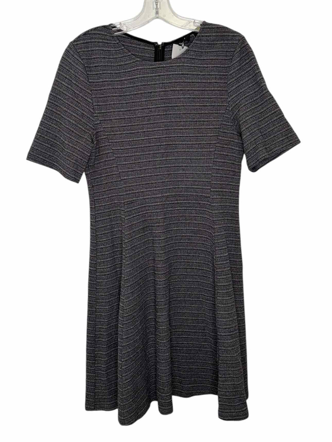 Theory Size 12 Blk/Gry Pre-Owned Dress- Ladies