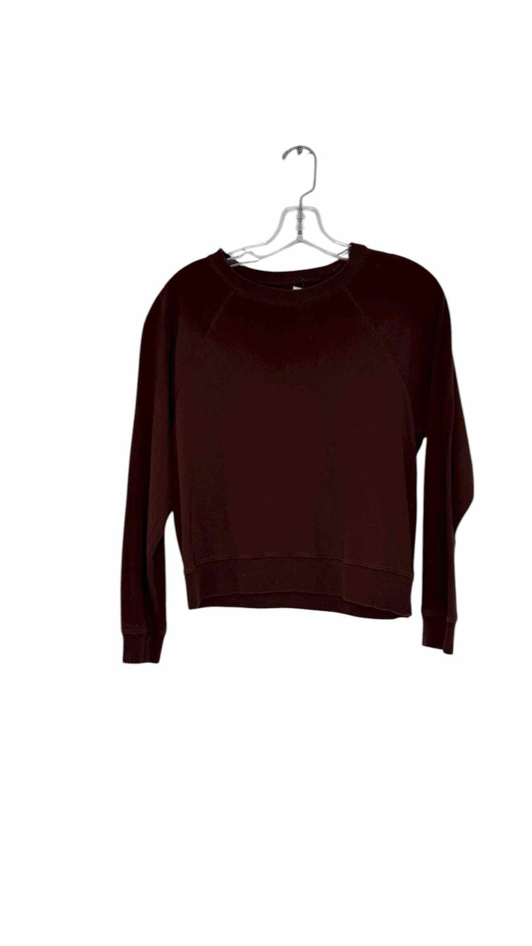 Everlane Size Small Burgundy Pre-Owned Top- Ladies