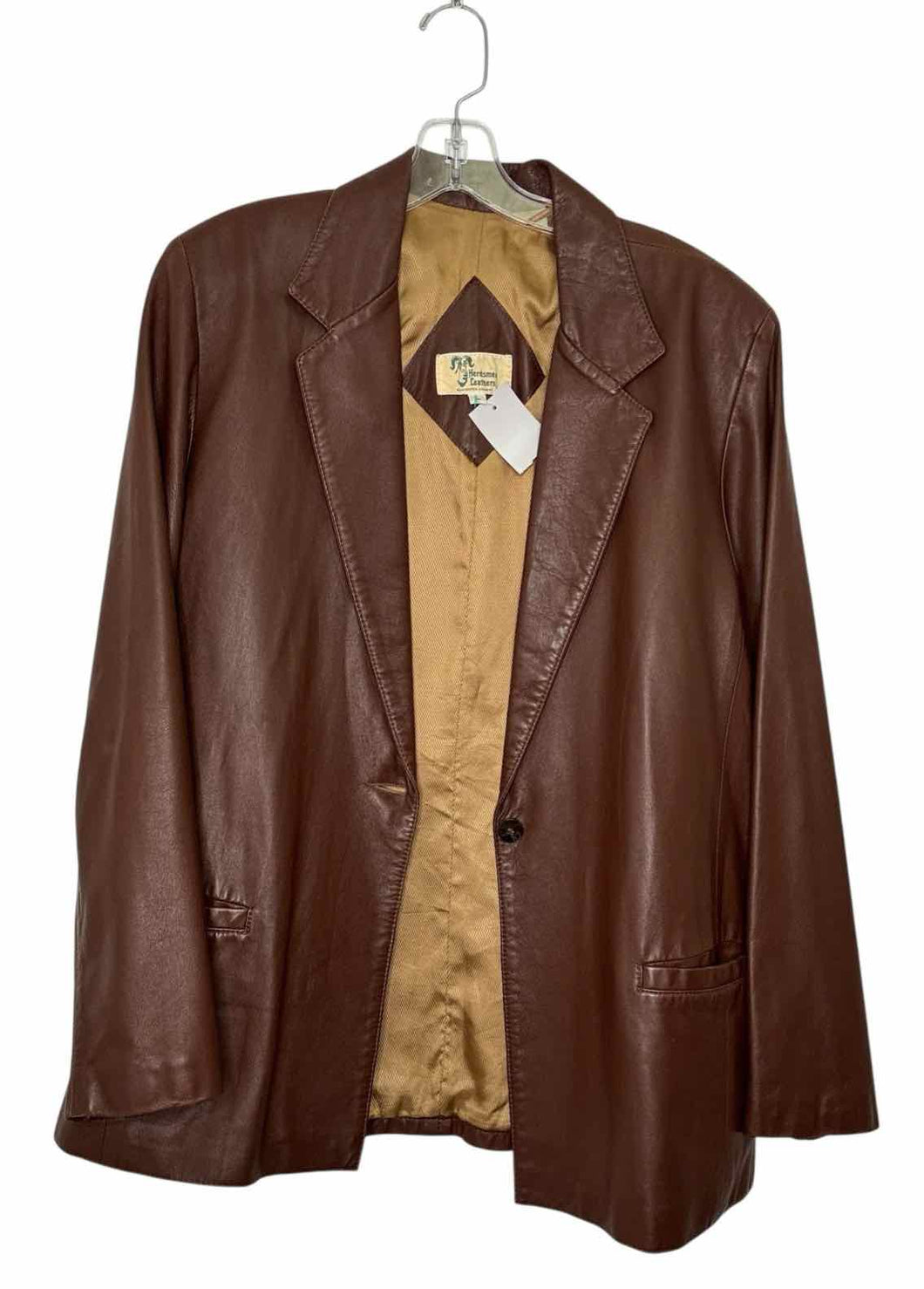 Size Large Brown Pre-Owned Blazer/Indoor Jacket- Ladies