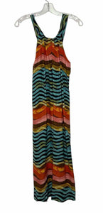 Corey Lynn Calter Size Small Black Stripe Pre-Owned Dress- Ladies