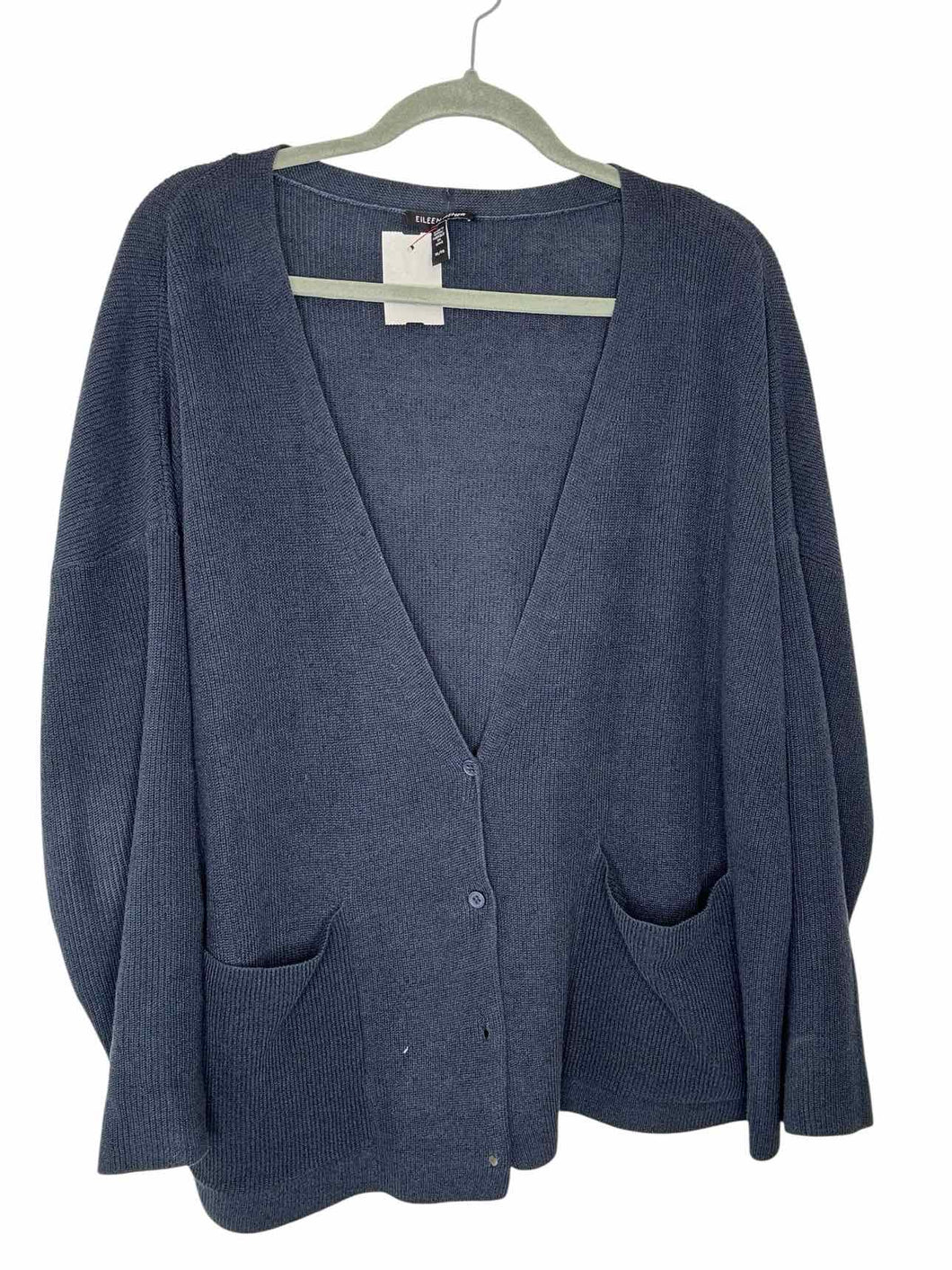 Eileen Fisher Size X-Large Navy Pre-Owned Sweater- Ladies
